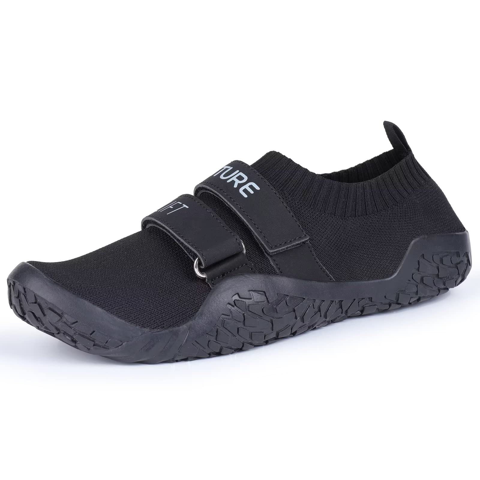 FANTURE Men's Women's Weightlifting Shoes Deadlift Squat Training Footwear Minimalist Barefoot Gym Sneakers