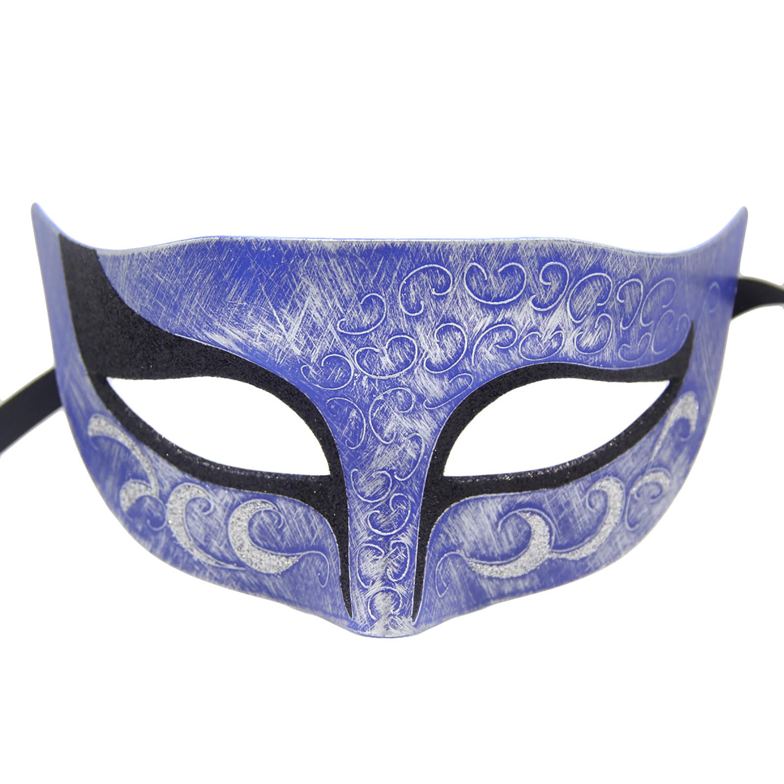 Silver And Blue Masquerade Masks