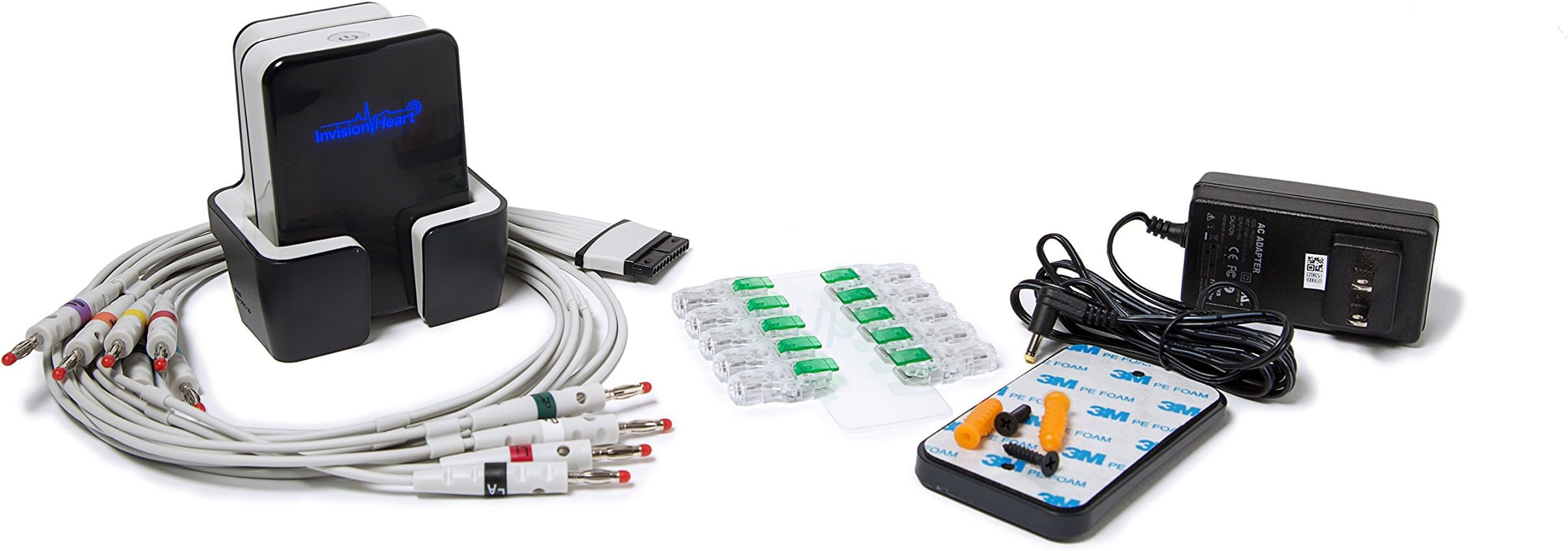 E12-AN-01 ECG System (12-Lead ECG Device + 1st Year Subscription to ECG Management System), 70 mm x 98 mm x 32 mm