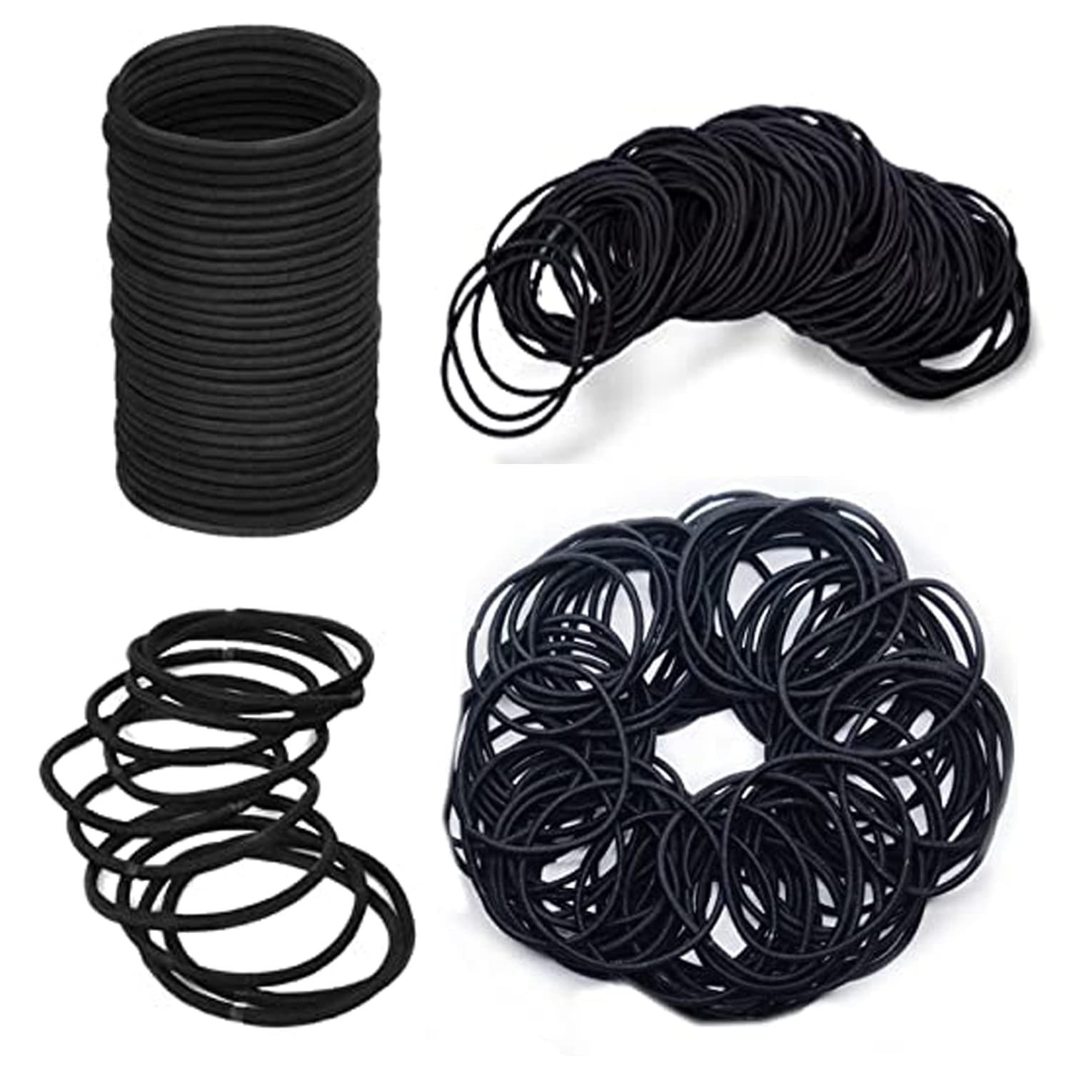 Chronex™ (MEGA PACK OF 40 PCS) Black Ponytail holders Hair Elastic Rubber bands ties Accessories for Girls/Women - Pack of 40PCS (B0792P9M6V) Amazon Price History, Amazon Price Tracker