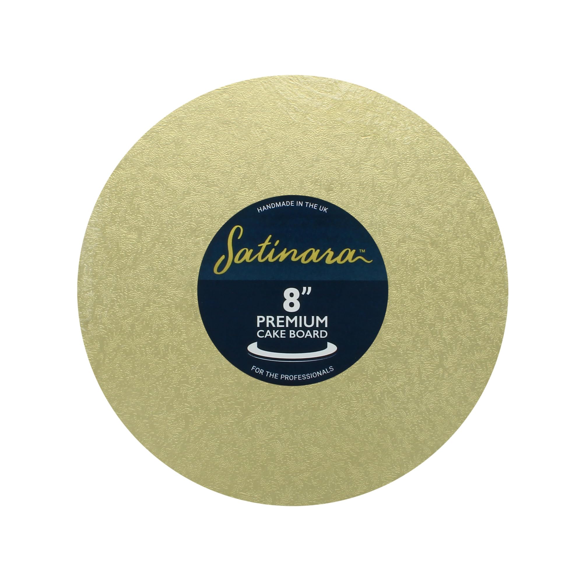 Satinara Cake Boards, Gold, 8” - Image 2