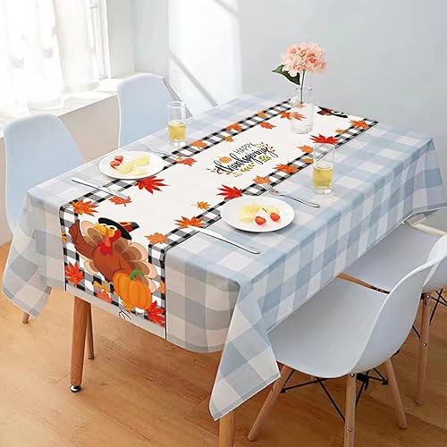 Miniatura 6 de Camino de mesa y manteles individuales (2 manteles individuales de Acción de Gracias)