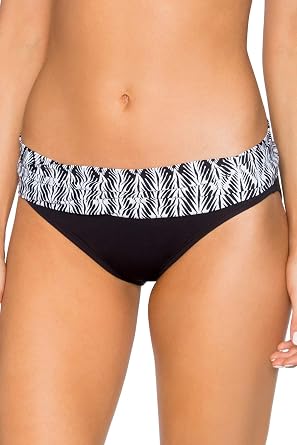 Sunsets Womens Unforgettable Shirred Band Bikini Bottom Swimsuit