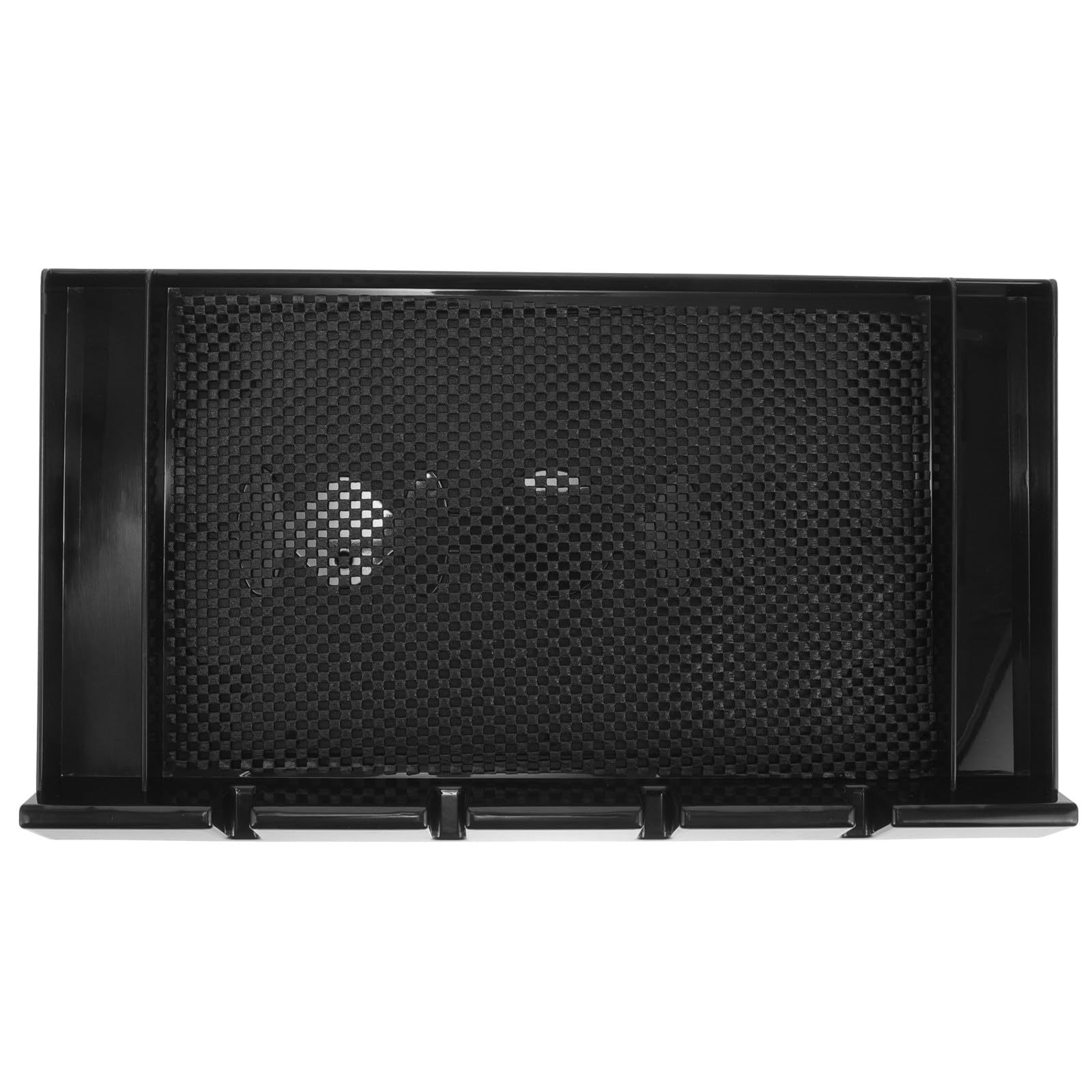 Bandeja Organizadora para Peluqueros en PC Negra, Soporte Ligero para Tijeras y Cortapelos, Adecuado para Barberías y Uso en Casa, Protege Estación y Encimera