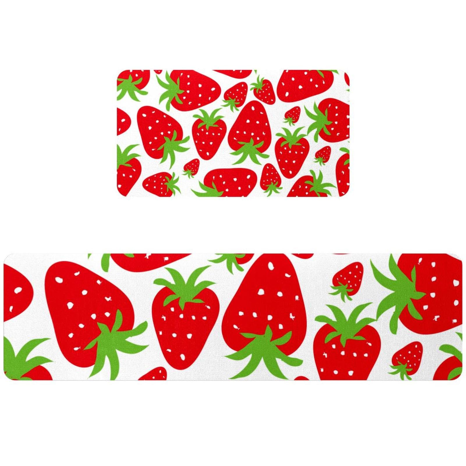 Tapis de cuisine antidérapants durables et lavables lot de 2