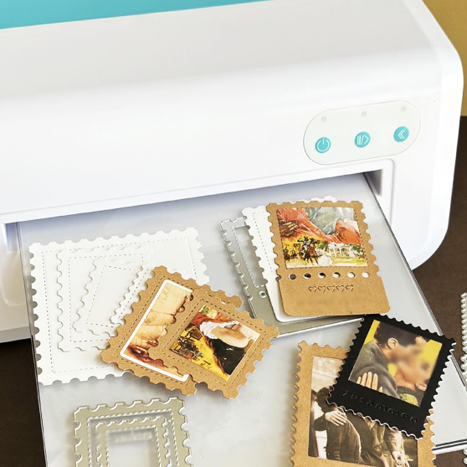 COYEUX Macchina elettrica Portatile per fustellatura A4, Macchina Fai da Te per fustellatura e goffratura, Dimensioni Tavolo 22 * 32 cm, per creazione di Biglietti, Scrapbooking, Artigianato