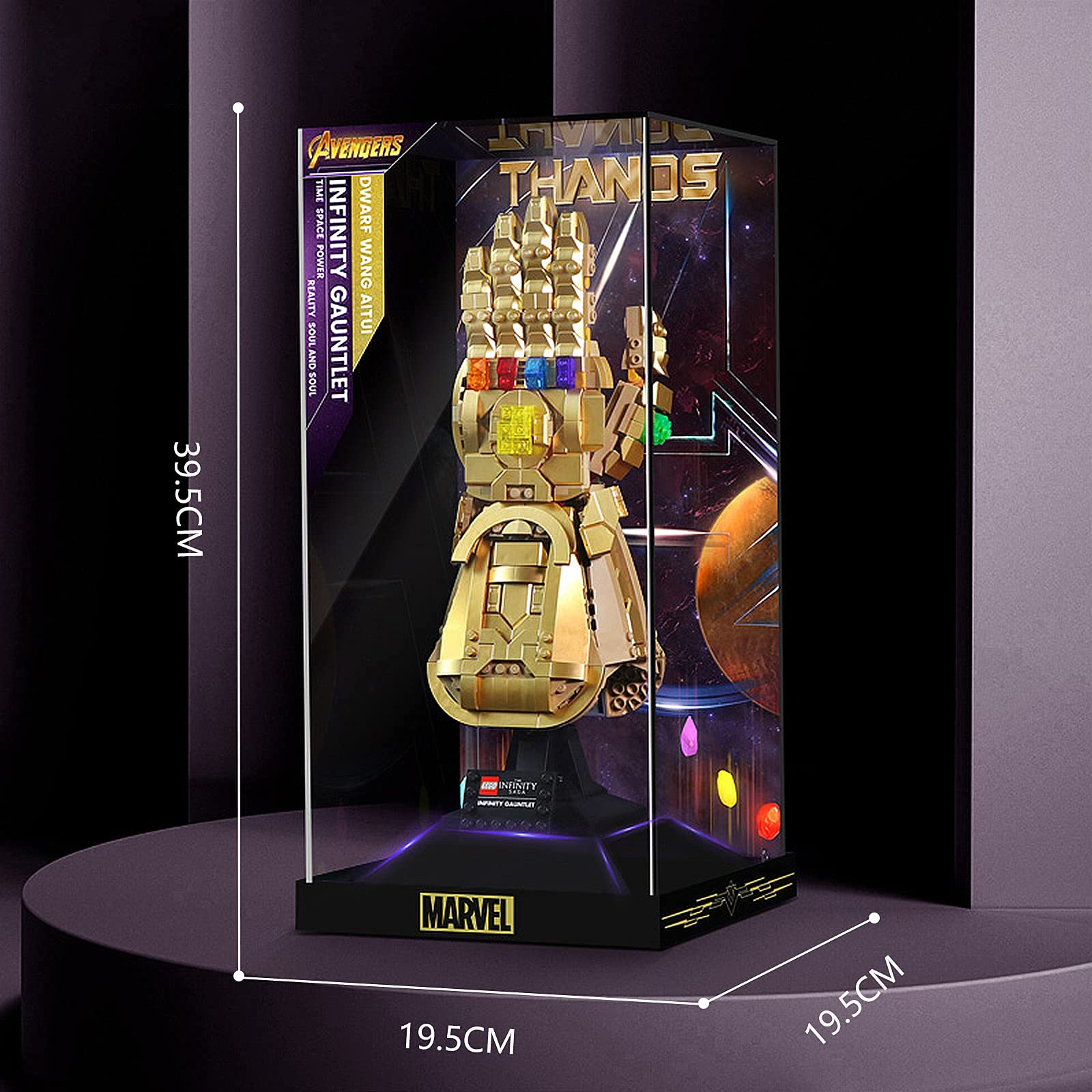 Buy LMTIC Acrylic Display Case for Lego Marvel Infinity Gauntlet 76191