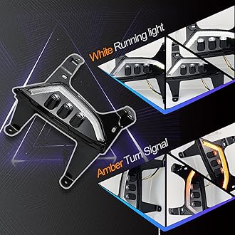 Front Bumper Fog Light Turn Signal Assembly Daytime Running Lamp Compatible With Chevy Chevrolet Equinox 2022 2023 2024 LS LT Fleet RS Premier