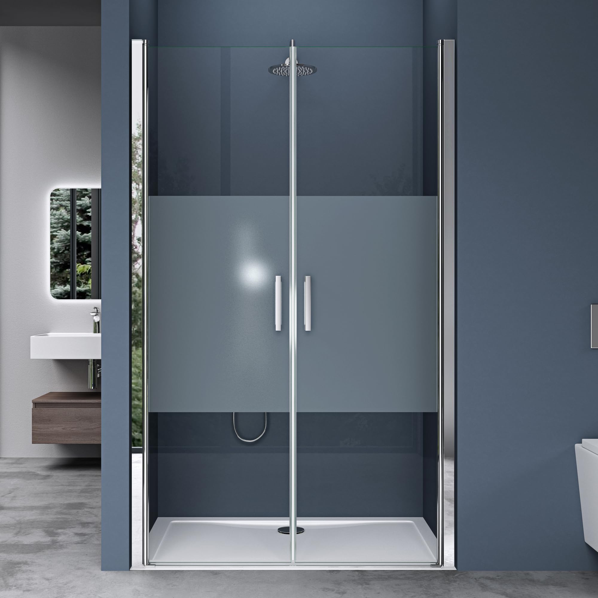 Teramo24MS:Design Duschtür Nischenabtrennung