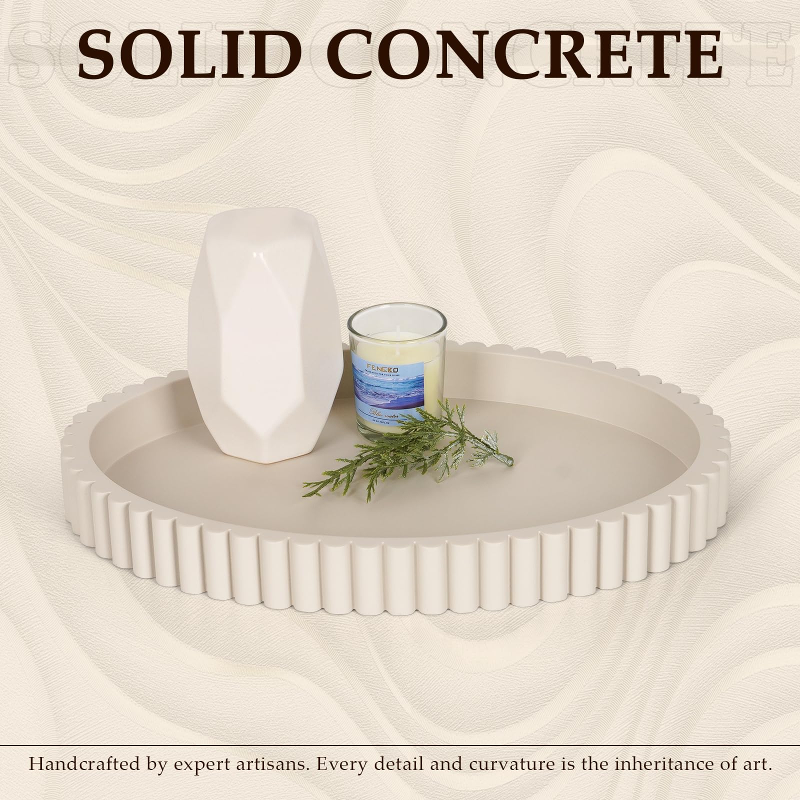 Cathyeen Oval Tray for Coffee Table Decor, 13