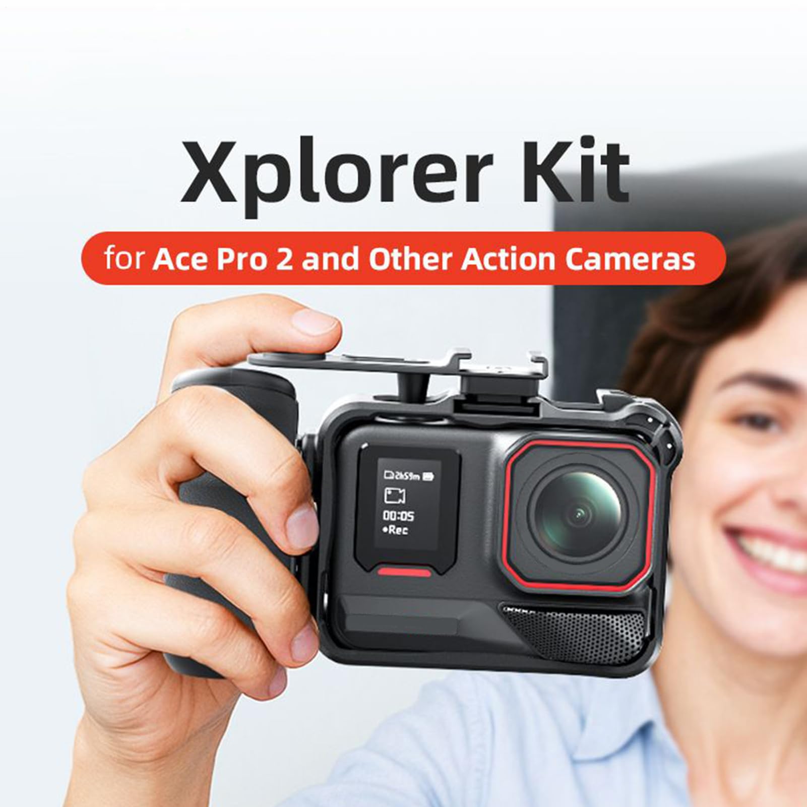 Impugnatura Superiore Fotocamera Gimbal Portatile e Supporto Digitale per | Supporto di Posizionamento Fotocamera per fotocamera digitale stabilizzatore registrazione video sel