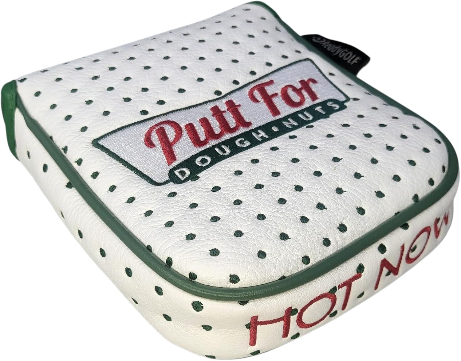 L.A.B. DF2.1 Embroidered Center-Shafted Putter Cover by ReadyGOLF - Donut Box (Putt for Dough-Nuts)