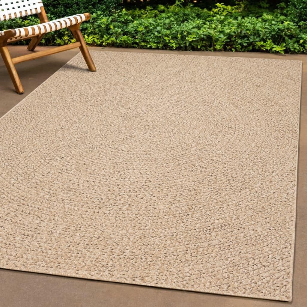 vidaXL Tappeto ZIZUR 60x110 cm Aspetto Iuta per Interni ed Esterni