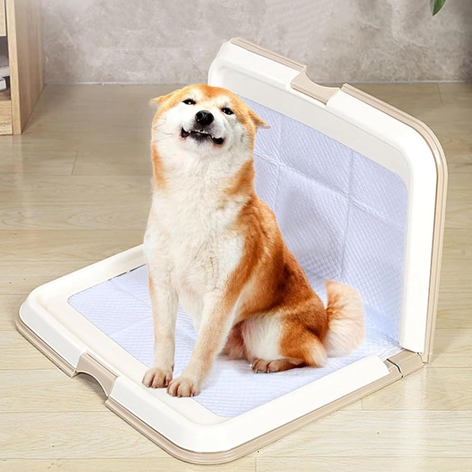 Amazon | kxptso 犬のトイレ オス用 足上げ 大型 ワイド L型トレー 犬