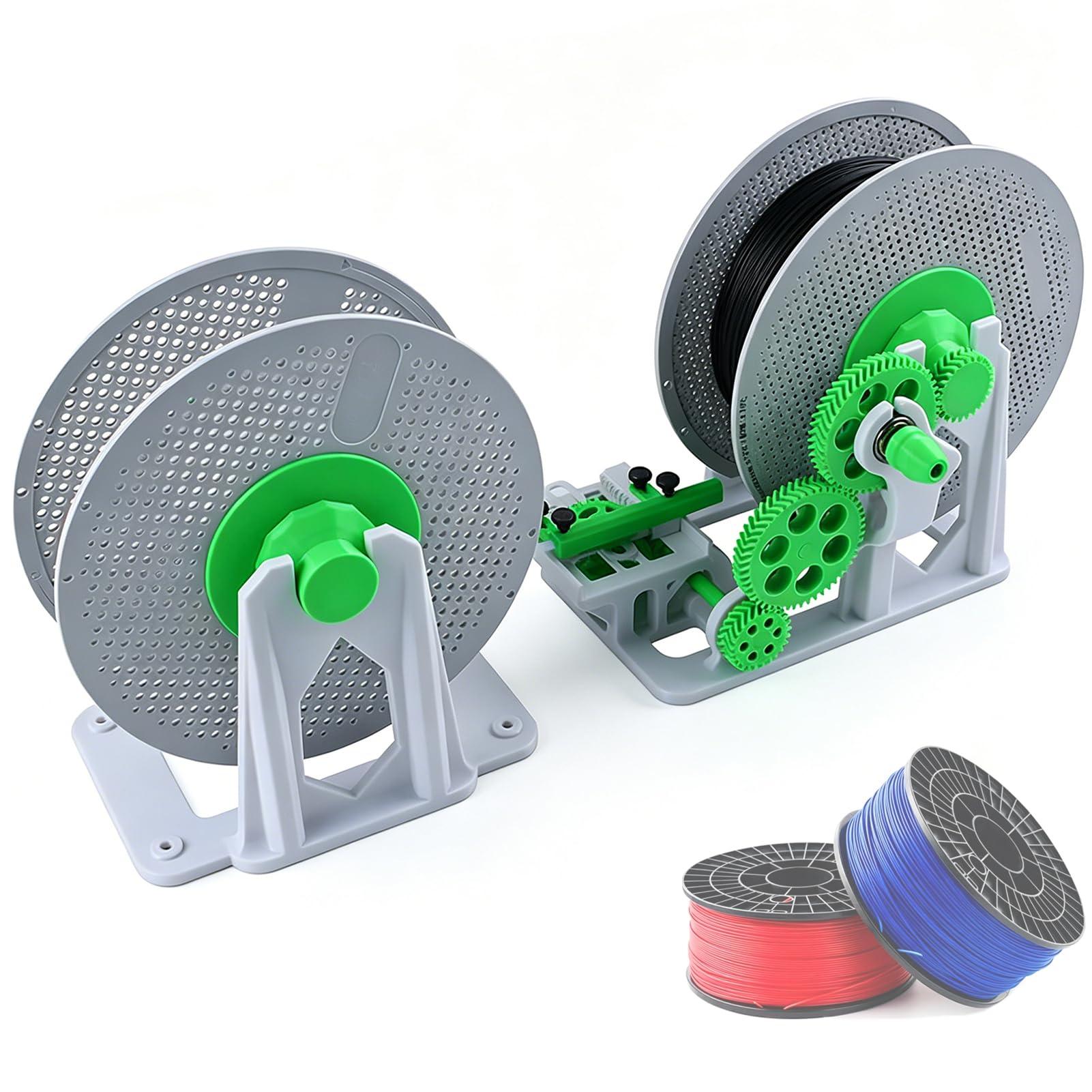 Enrouleur de filament efficace avec manivelle rotative ergonomique