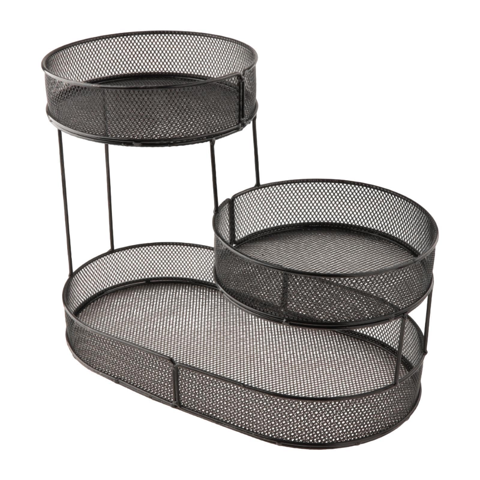 Frutero elegante negro para una cocina ordenada y con estilo en tu encimera