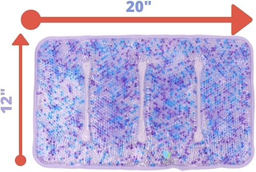 Miniatura 4 de FOMI Care - Paquete de cuentas de gel grandes para bebidas frías y calientes, 20 x 12 pulgadas, terapia de hielo para aliviar el dolor de espalda,