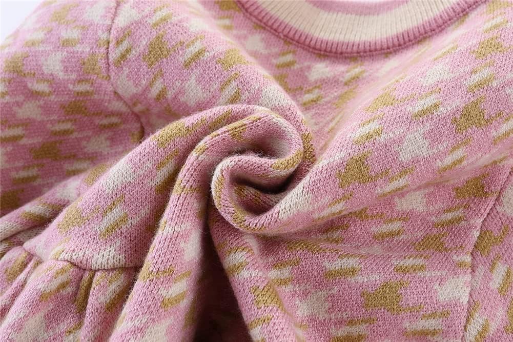 Mud Kingdom Little Girls Sweater Dress School Cute Bow - Image 7