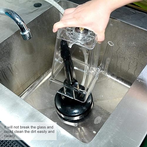 Miniatura 4 de Enjuagadora profesional para jarras  Licuadora de vidrio portátil  Enjuague de limpieza  Enjuague de vidrio de metal, apto para bar, café,