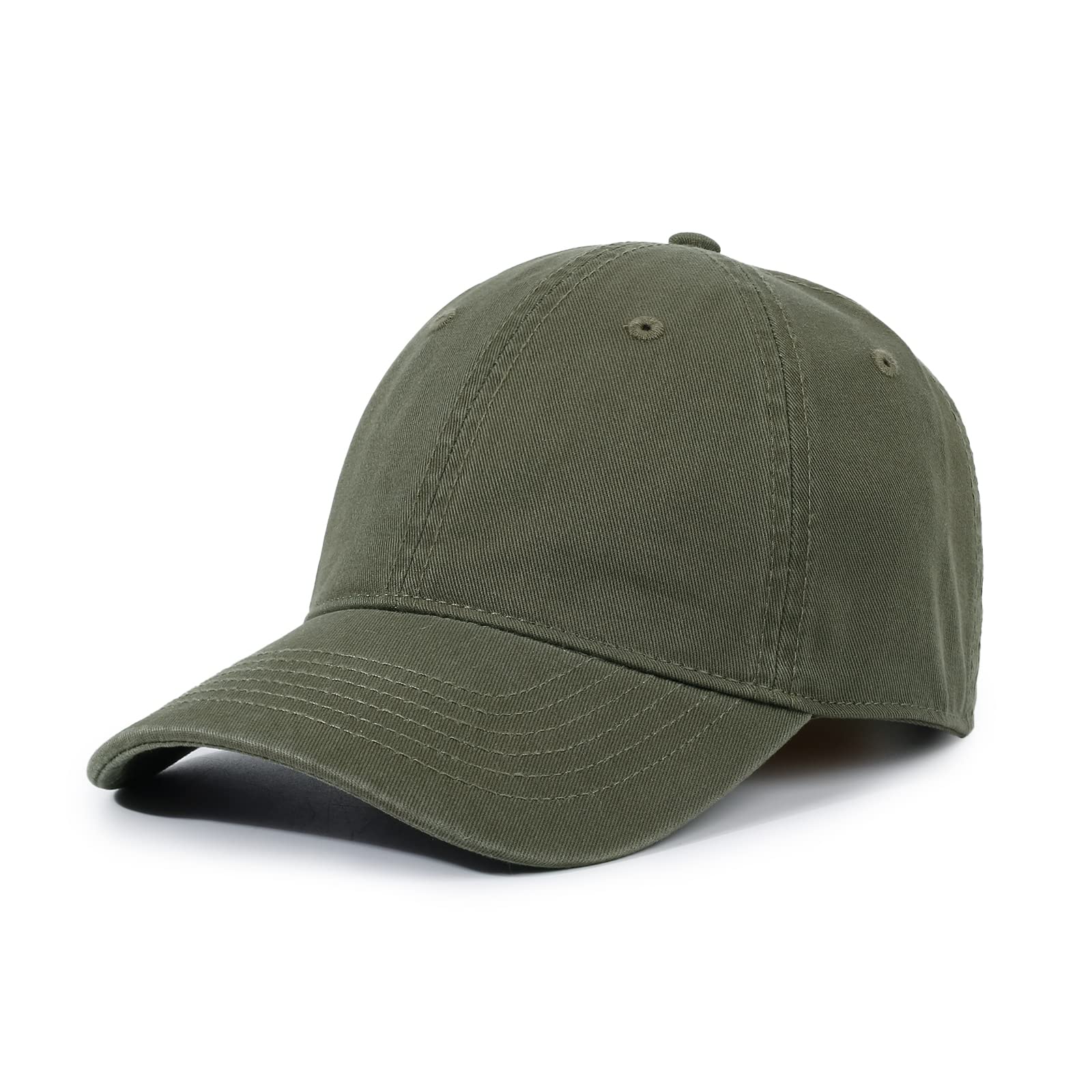 Crazy Era Cappello da baseball unisex in cotone liscio bianco cappello regolabile vintage solido cappello