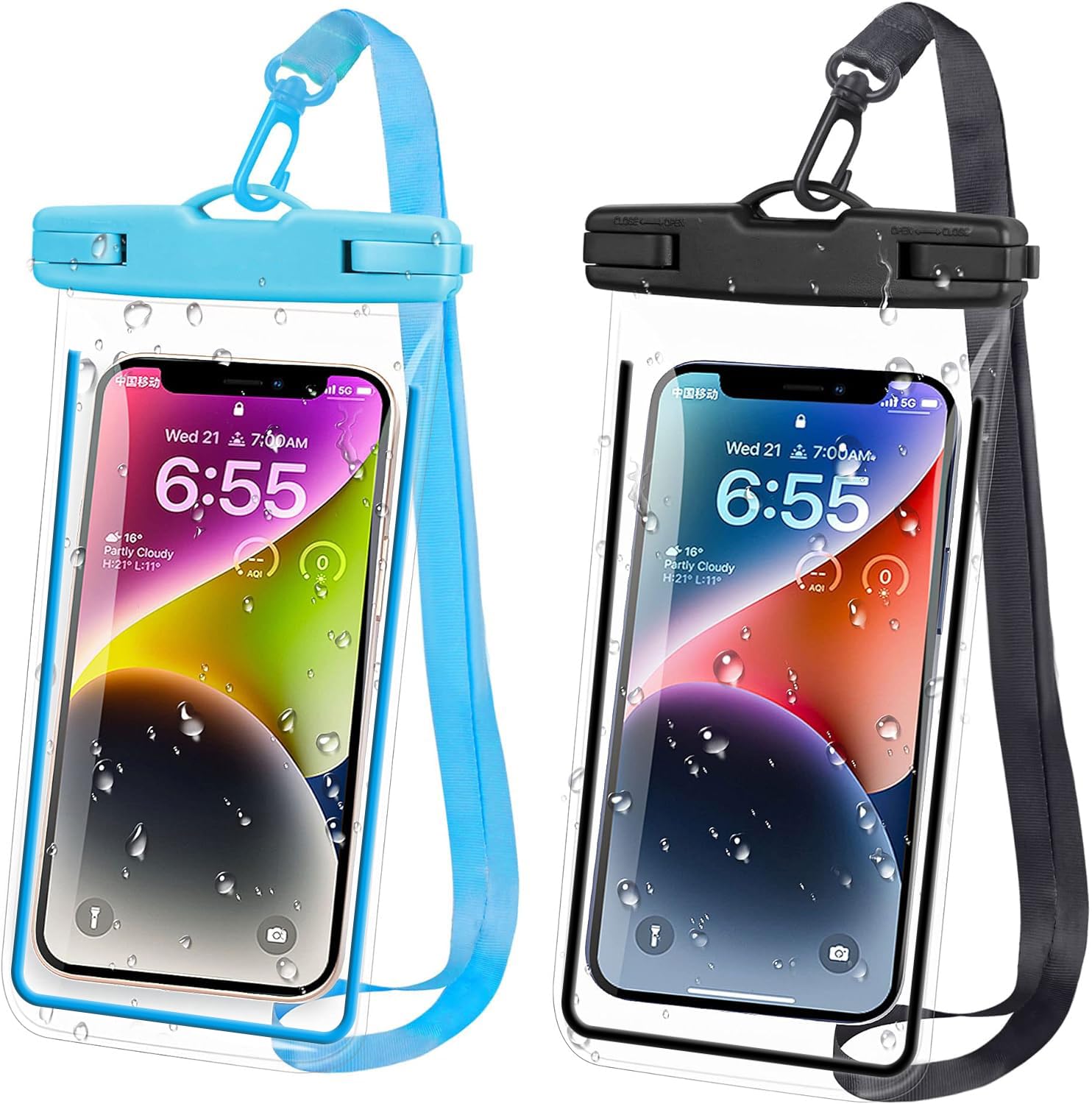 Amazon.com: Universal Waterproof Phone Case, 2 Pack Waterproof Phone Lanyard Dry Bag Pouch for iPhone 17 16 15 14 13 Pro Max Plus Galaxy S23 S24 Google up to 7.5",Protective Pouch for Amazon.com: Universal Waterproof Phone Case, 2 Pack Waterproof Phone Lanyard Dry Bag Pouch for iPhone 17 16 15 14 13 Pro Max Plus Galaxy S23 S24 Google up to 7.5",Protective Pouch for