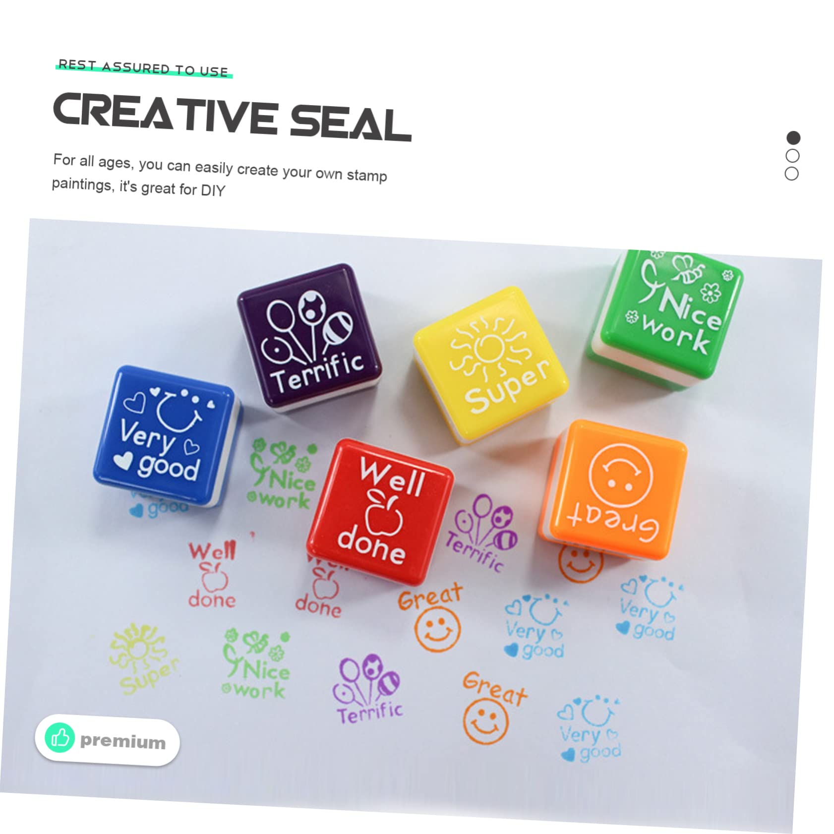 NUOBESTY 20pezzi Timbri Motivazionali Per Timbri Creativi Sicura Per Progetti Fai Da Te Per Etichette Biglietti e Scrapbooking