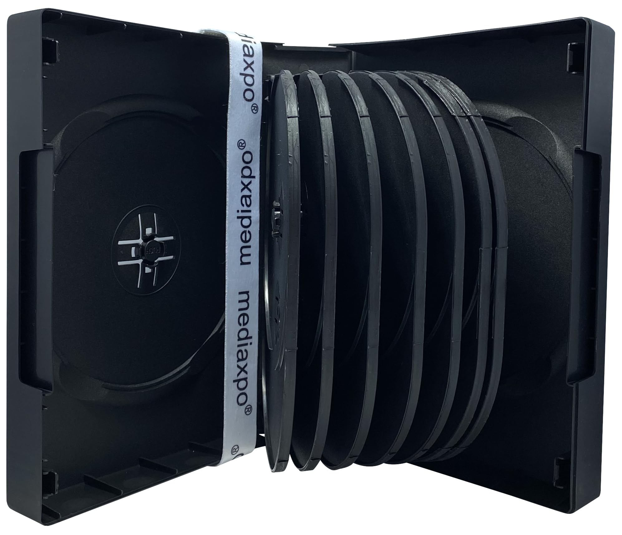 Amazon.com: Mediaxpo Space-Saving Multi 16 Disc DVD Cases Holders