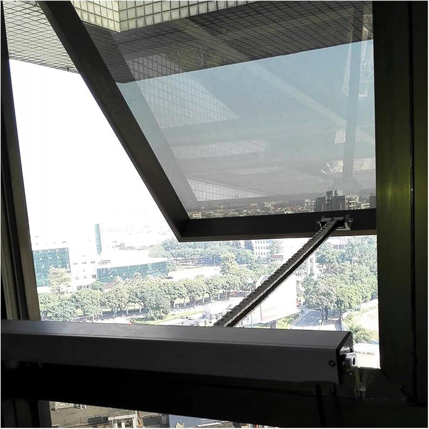 Automatic Skylight Window Opener, 24V DC Smart Electric Actuator with Switch & Remote Control, Ideal Aid for Disabled Electric Window Opener(700mm/27.5in)