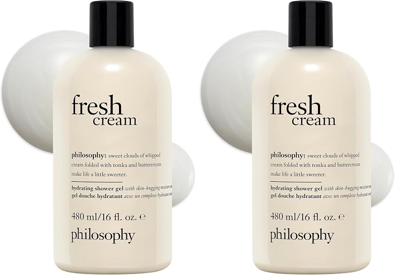 philosophy fresh cream shower gel - with notes of vanilla, whipped cream & tonka bean