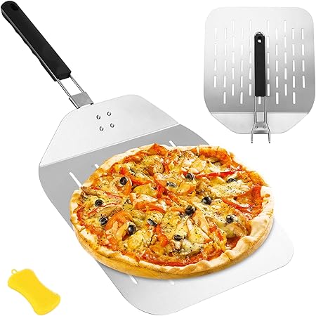 Pala Per Pizza SILBERTHAL - Acciaio Inox Con Manico In Legno, Pieghevole E Appendiabile - Foto 5