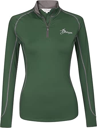 Women's Riding Thermal Top Horseback Riding Apparel LeMieux Women's Short Sleeve Base Layer Top - Comfy Thermal Shirt For Horse Riding & Active Wear Equestrian Athletic Top