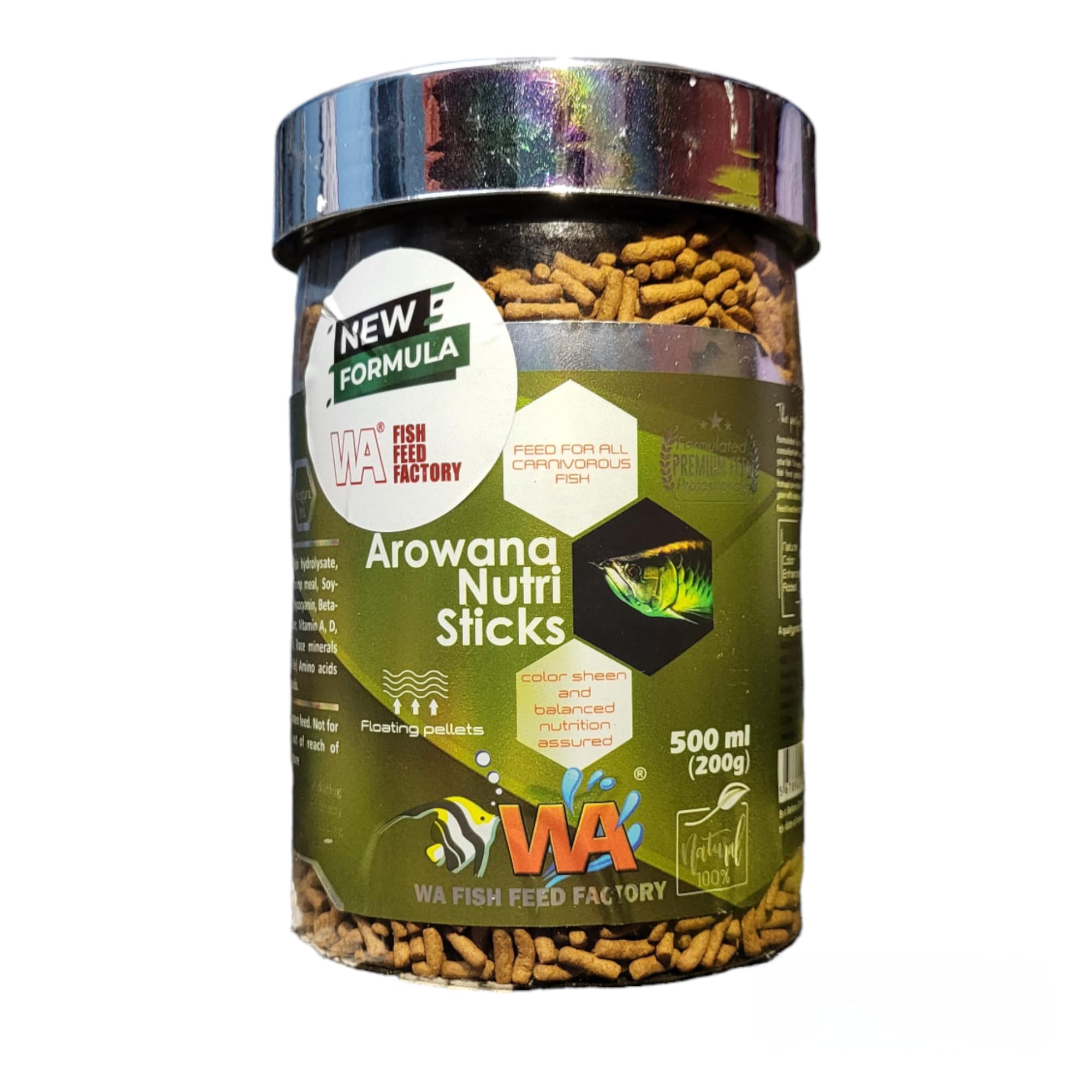 See full amazon price history chart for WA Arowana Nutri Sticks | 500ml/200gm | Floating Pellets | Natural Color Enhances | Easy Digestion & Balanced Nutrition | Feed for All Carnivorous Fish | Aquawiz India WA Arowana Nutri Sticks | 500ml/200gm | Floating Pellets | Natural Color Enhances | Easy Digestion & Balanced Nutrition | Feed for All Carnivorous Fish | Aquawiz India (B0DF2C1WS7) Amazon Price History, Amazon Price Tracker