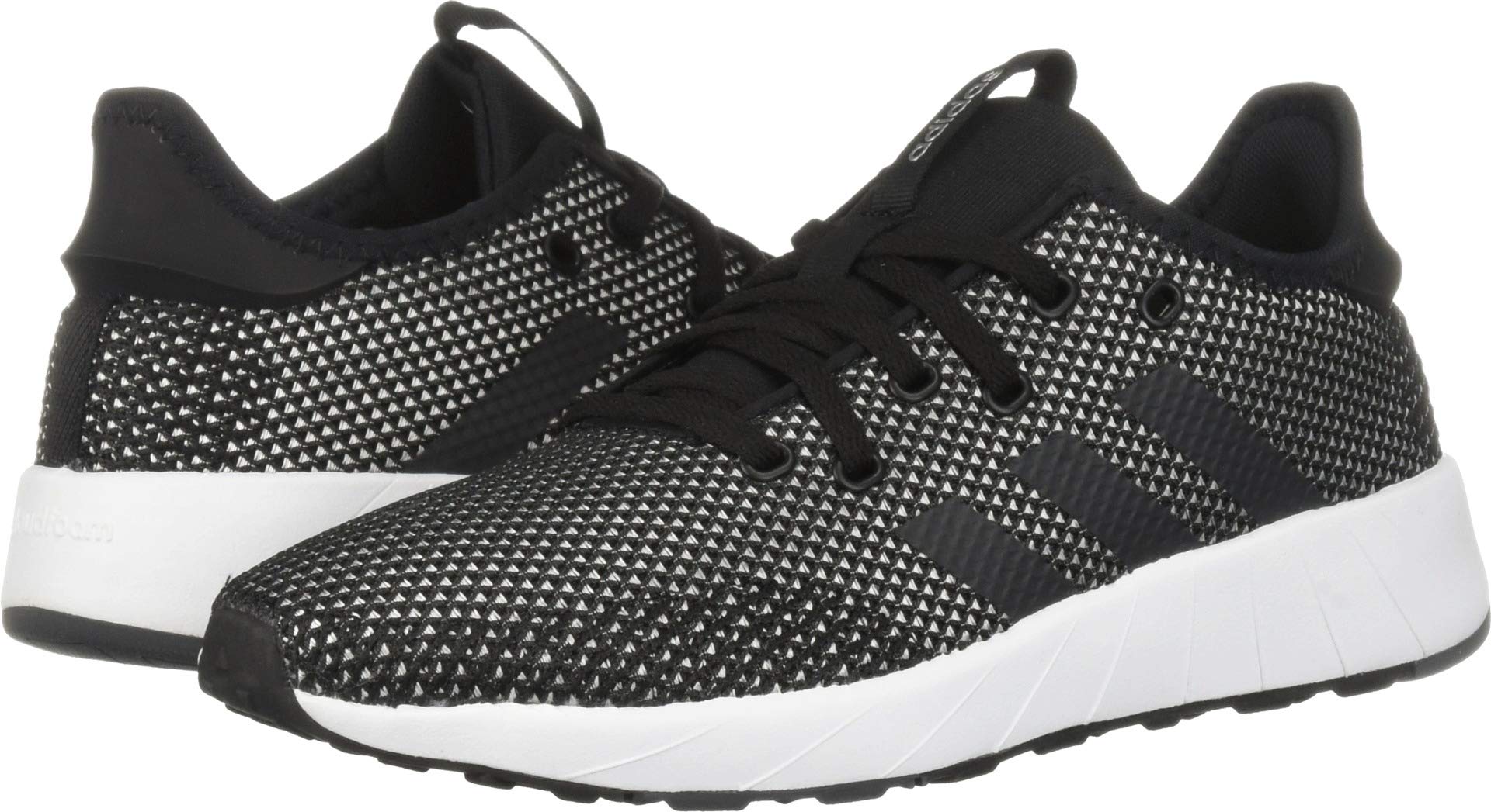 adidas Women's Questar X BYD, Black/Grey/White, 6 M US