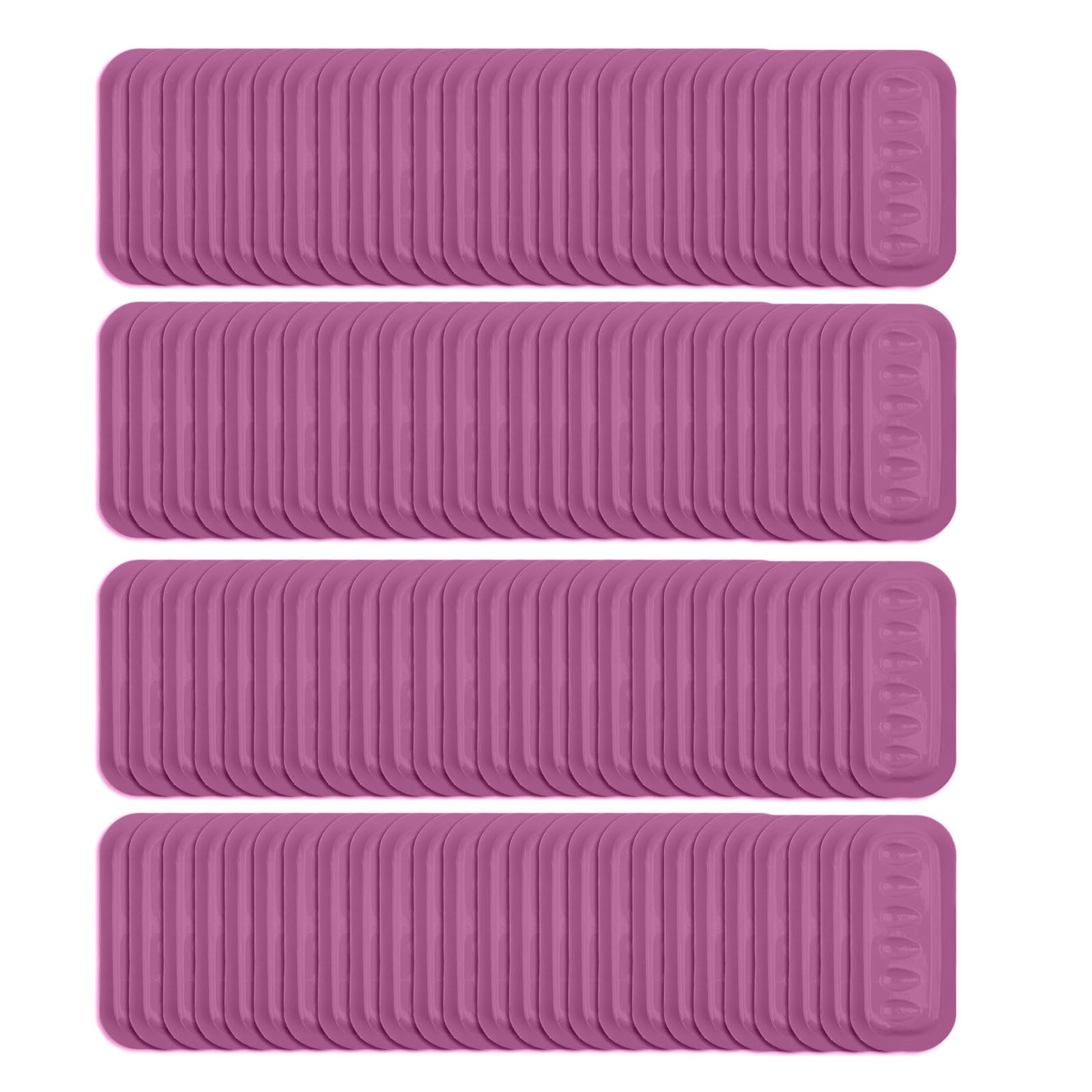 100Pcs Silicone Eyelash Glues Holder Tray Portable Accesories For Efficient Lash Extensions And Makeup Applications