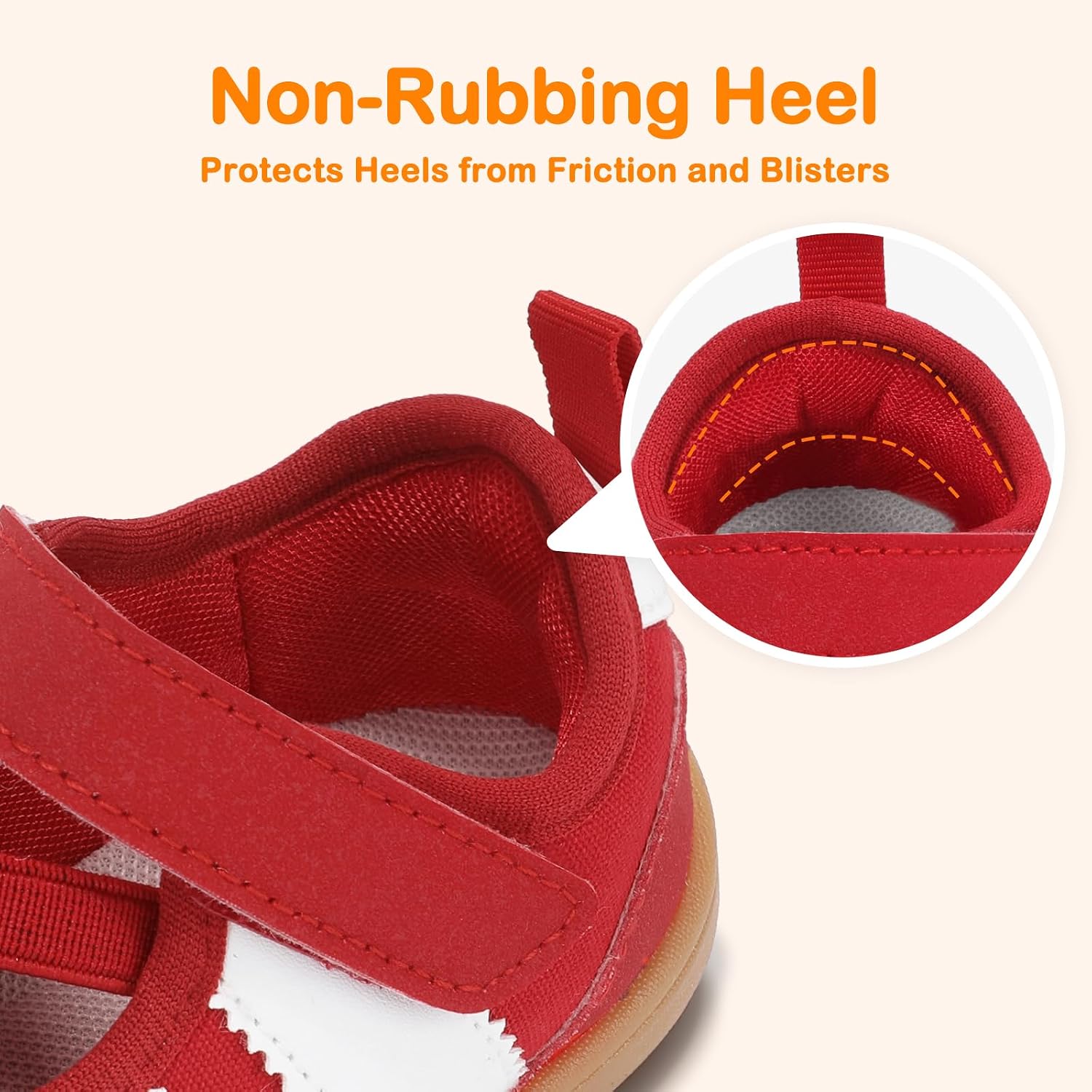 Toddler Mary Jane Sneakers Girls Classic Barefoot Walking Shoes Zero Drop Non Slip Flat Sneaker Hook and Loop Strap School Playground Stage Home Indoor Athletic Daily Casual Park Outdoor