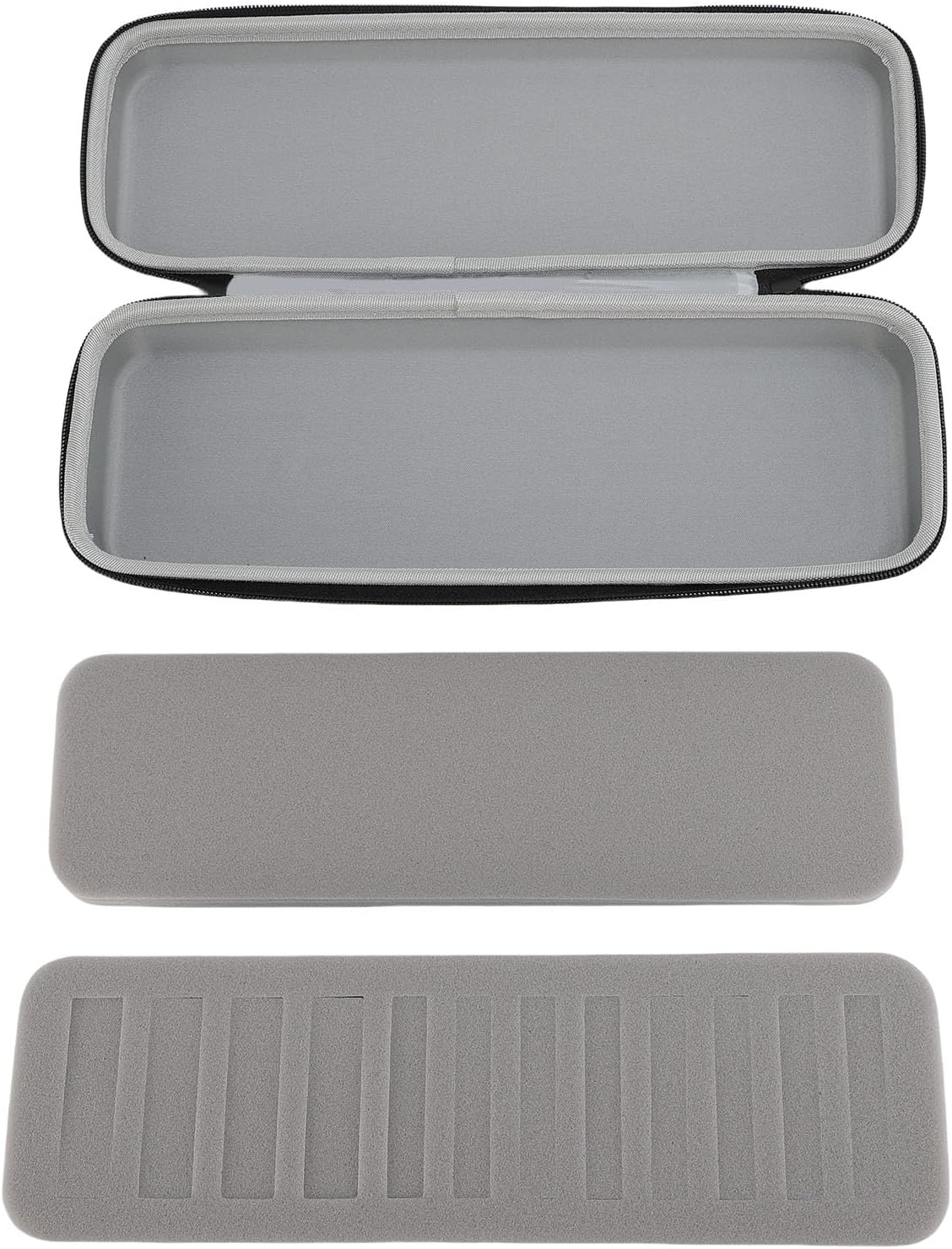 Hair Clipper Guard Blades Holder Case Stylish Protective Storage Bag for Professional Stylists Grooming Blades - Fits 12 - Compact and Lightweight for Travel