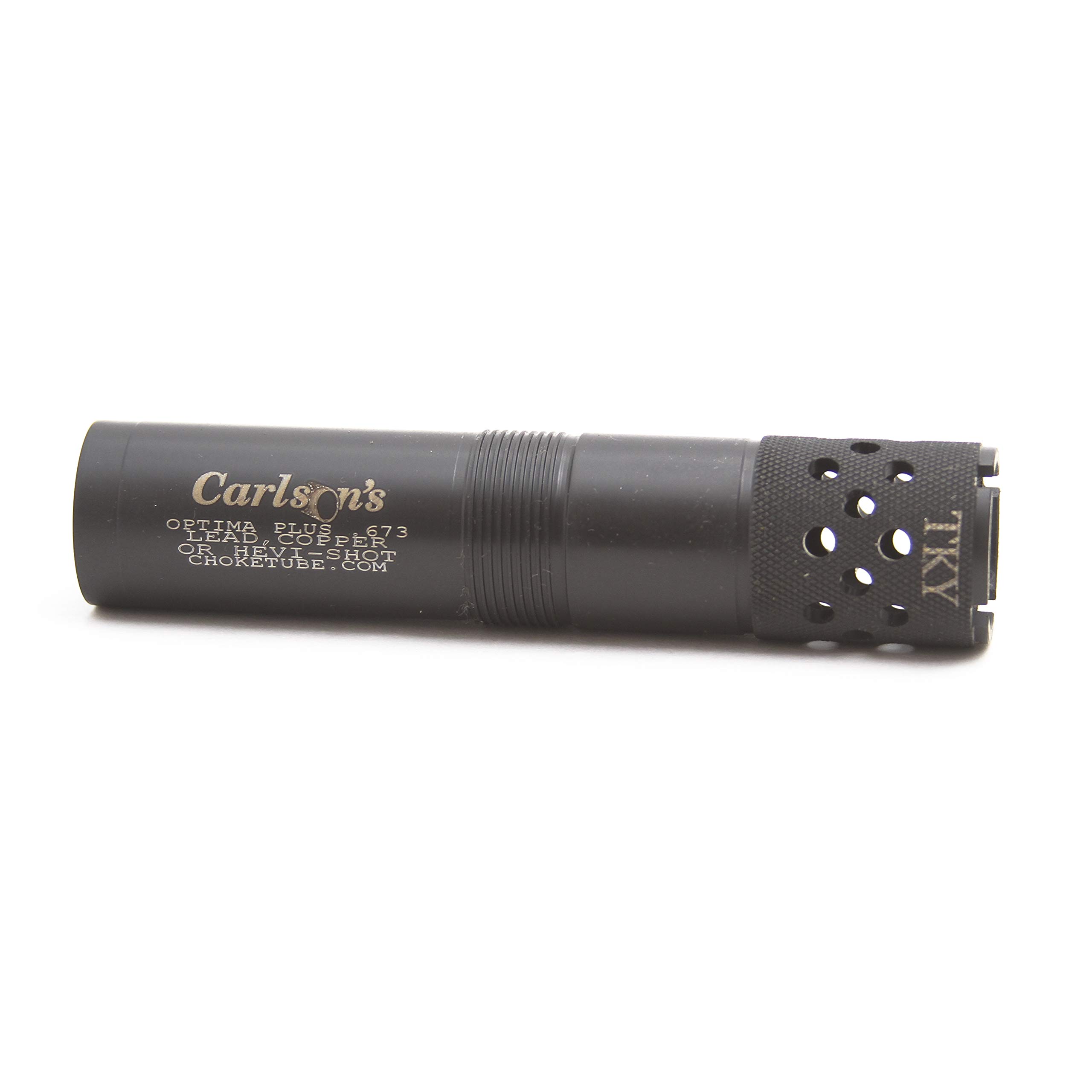 Carlsons Choke Tubes 12 Gauge for Beretta Optima Plus [ Turkey | 0.673 Diameter ] Blued Steel | Ported Turkey Choke Tube | Made in USA