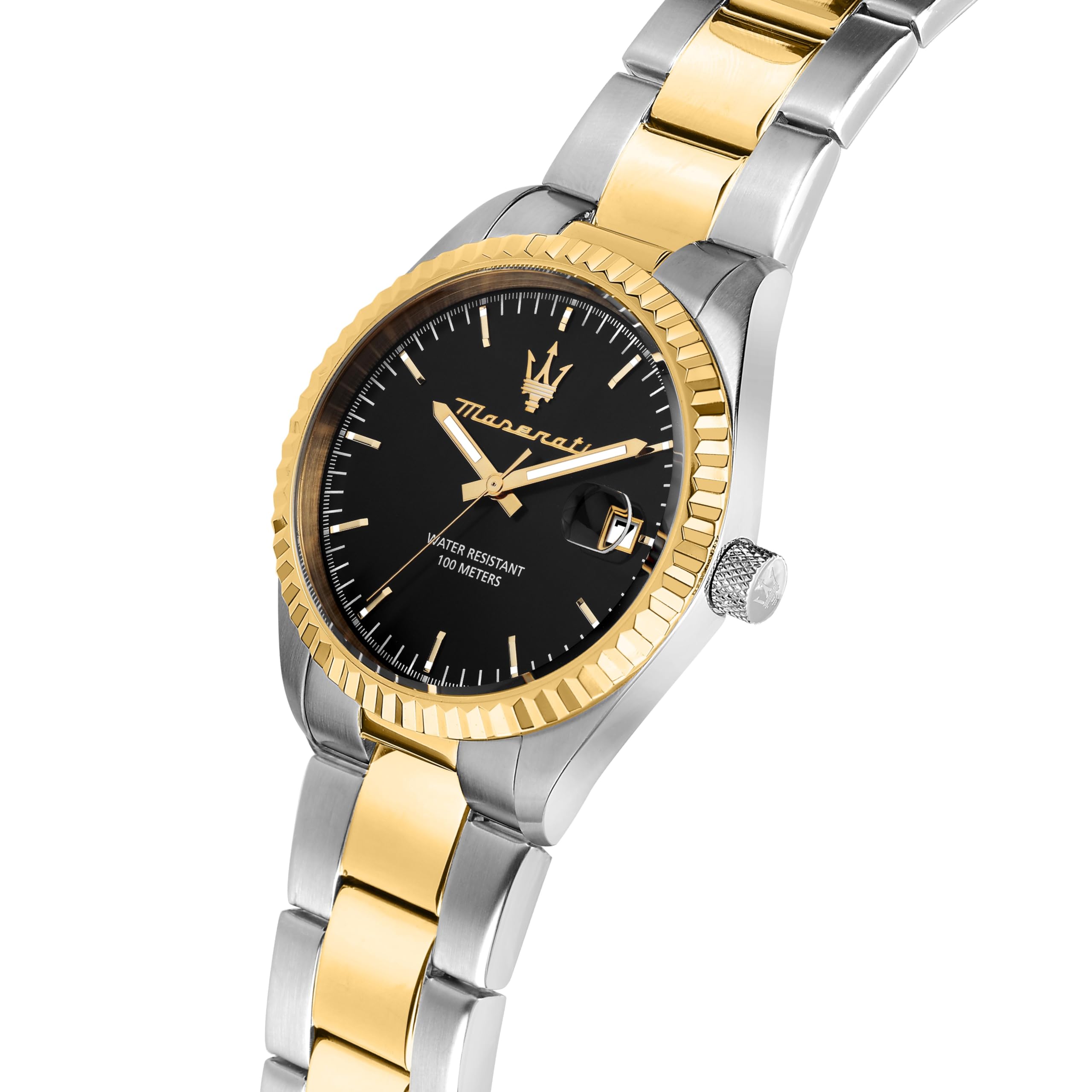 MASERATI Reloj Hombre, Hora, Fecha, Analógico, 43mm, Colección COMPETIZIONE, Regalo para Hombre