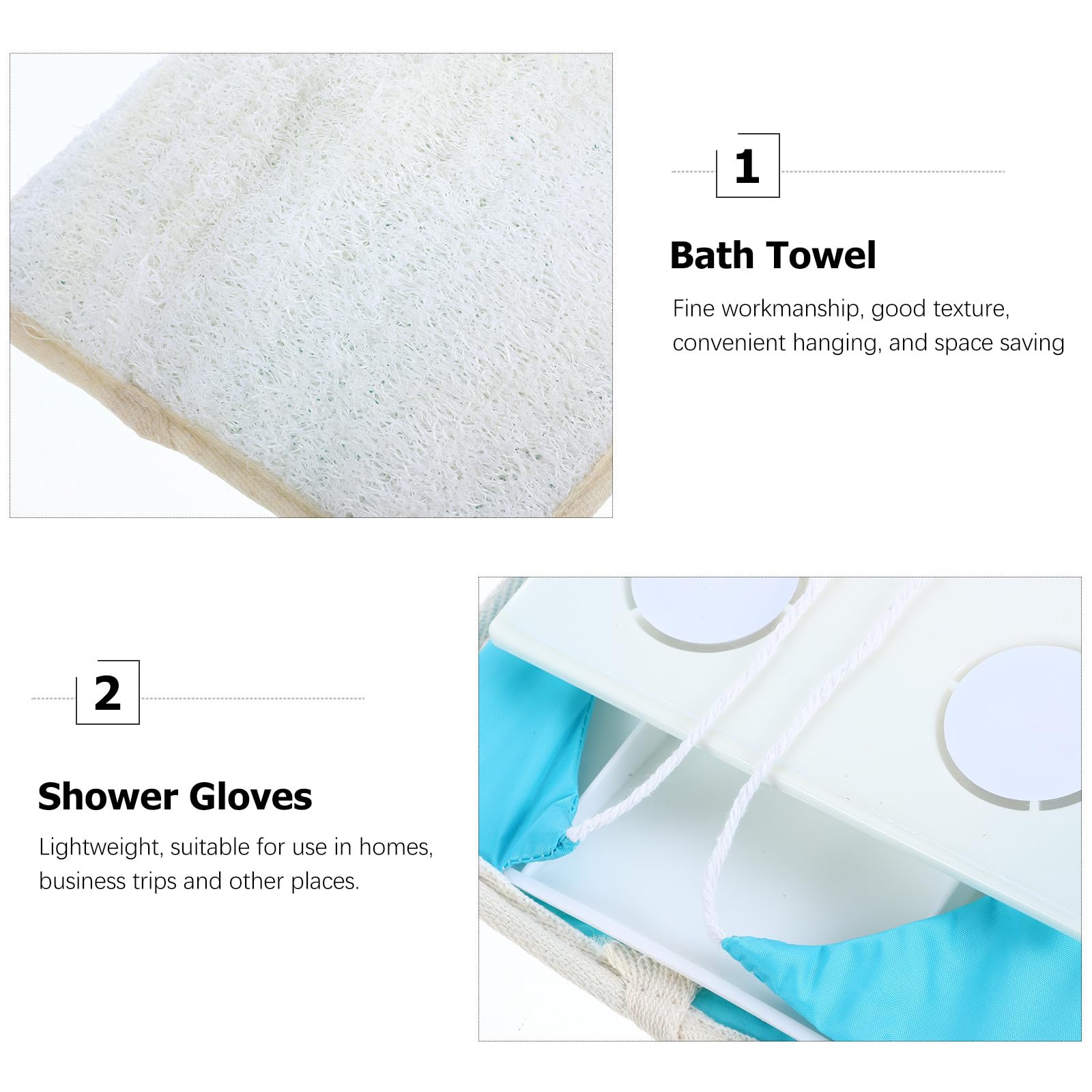 GANAZONO Wand Massagematte Rücken aus Luffa mit Badeschwammkissen Porentiefe Reinigung und Durchblutungsförderung Sicher und Einfach für Bad und Körperpflege Zufällige Zufällige Farbe