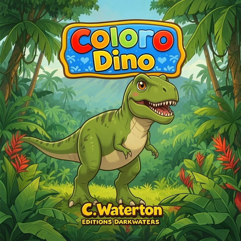 Coloro Dino: Livre de Coloriage 100 Pages pour Enfants à partir de 4 ans
