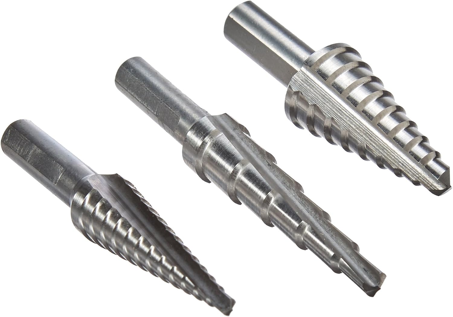Alfa Tools MBS3 Probit Cone Drill Set Bright Finish in Pouch, 3-piece