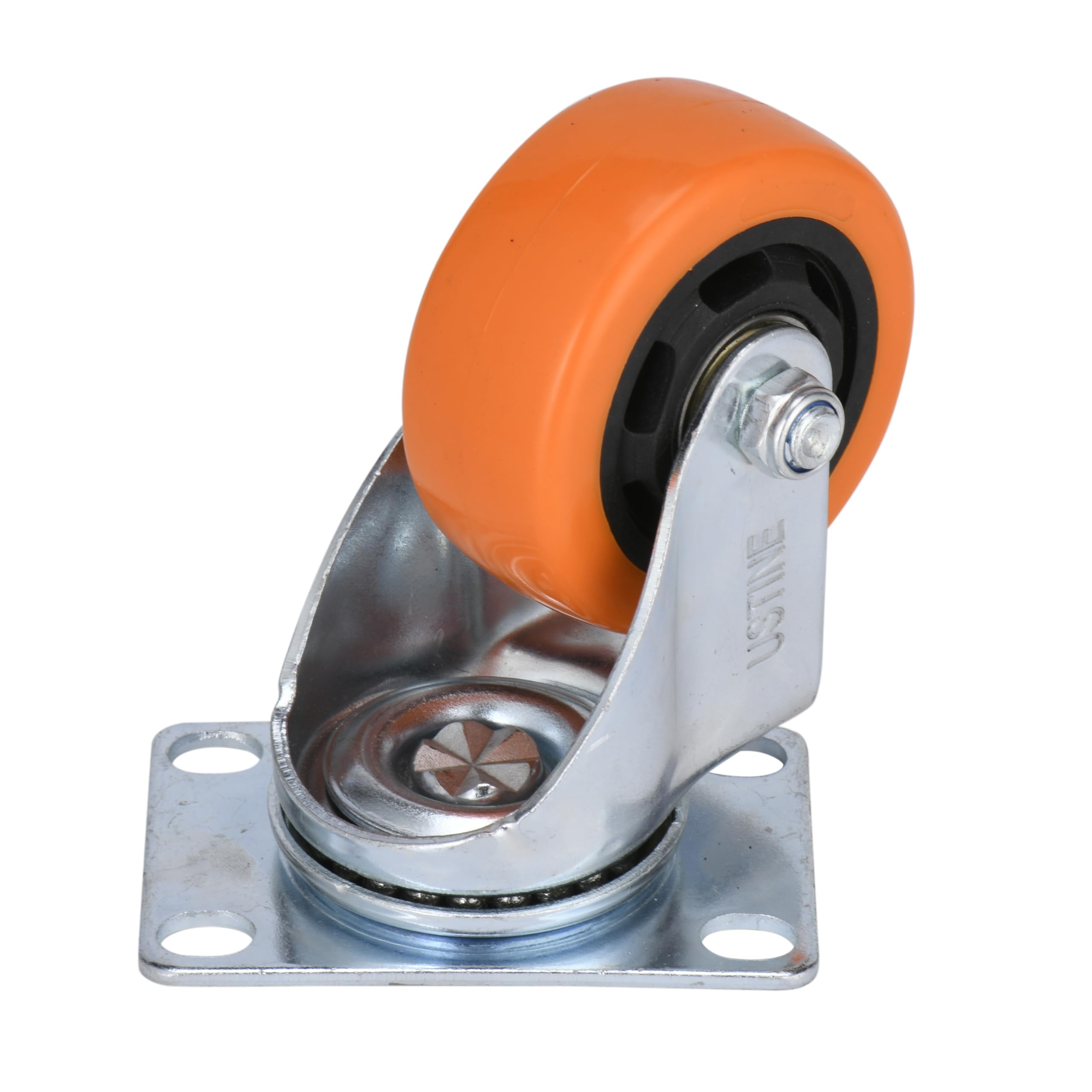 Set di 4 ruote piroettanti da 3 pollici (2 fisse, 2 girevoli), ruote piroettanti a 360 gradi con cuscinetti a sfera, portata 1800 libbre, ruote per mobili, banco da lavoro, carrello, carrello