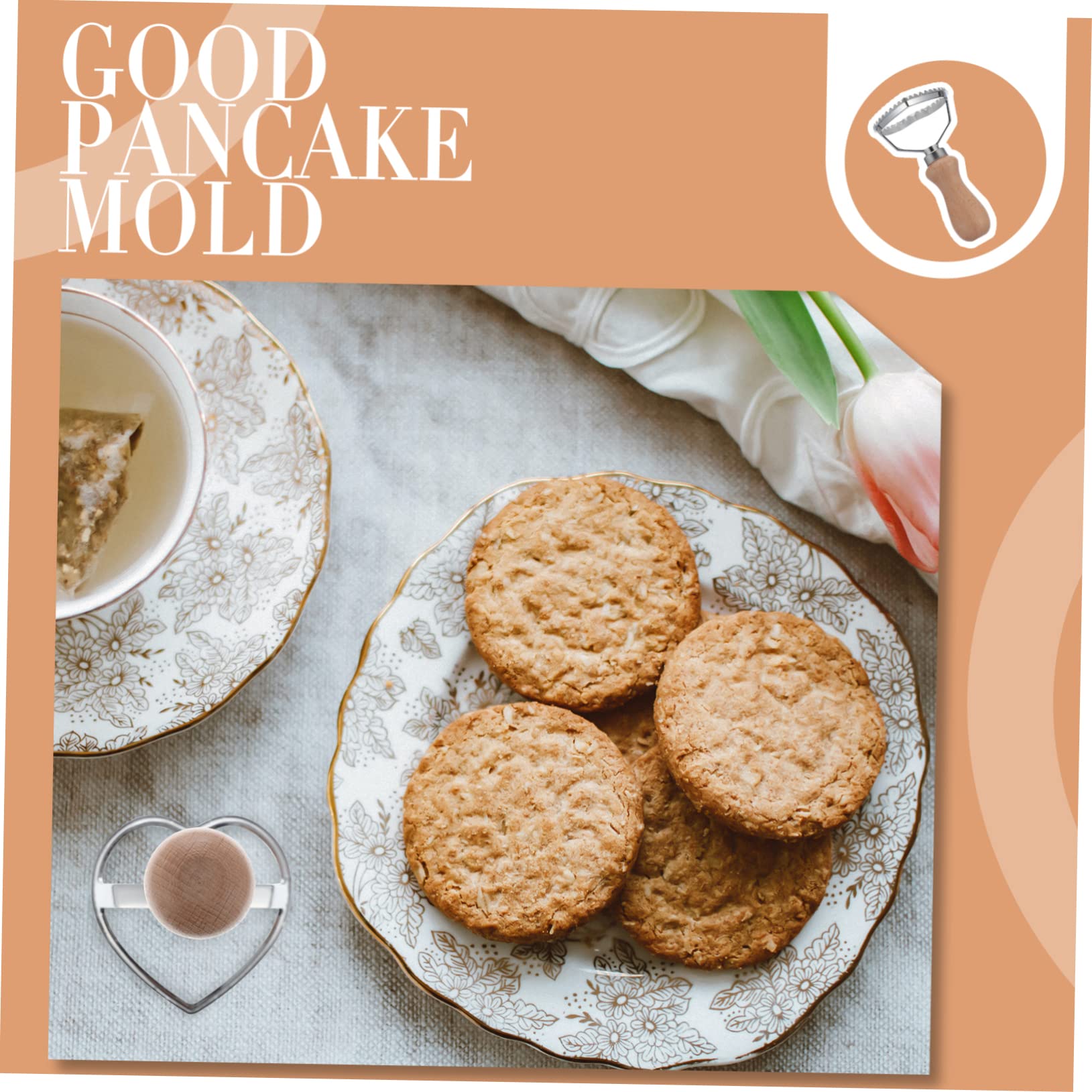 VINTORKY Geometric Cookie Press Versatile Baking Tools for Cookies Biscuits and Dumpling Wrappers for Home and Professional Use Easy to Clean and Innovative Design