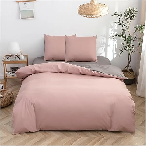 Duvet Cover Set Microfiber Skin Friendly Fabric King Comforter Single Double Quilt Cover Bedding