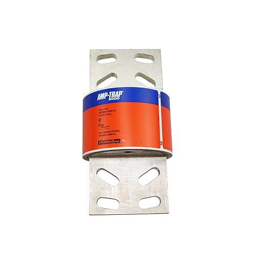 Miniatura 6 de Mersen A4BQ Amp-Trap 2000 Fusible de retardo de tiempoclase L, 600 VAC500 VCC, 200 kA AC100 kA DC, 1200 amperios, 2-12 pulgadas de diámetro x 10-34