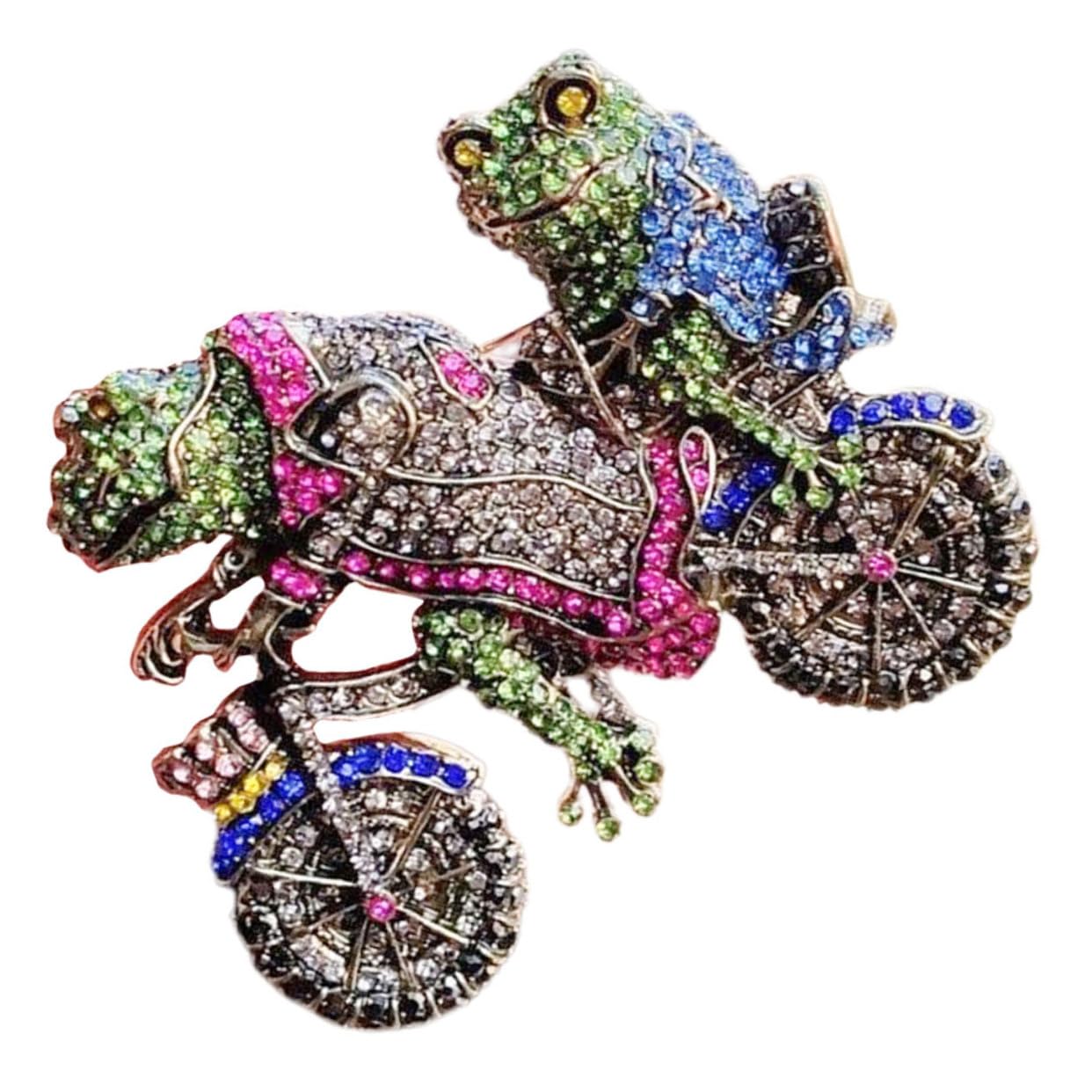 SHERCHPRY 5stücke Frosch Brosche Mit Strassbesatz Niedliche Cartoon Tier-anstecknadel Für Frauen Vintage Tierbrosche Für Kleidung Hüte Und Taschen Für Geburtstage Und Besondere Anlässe