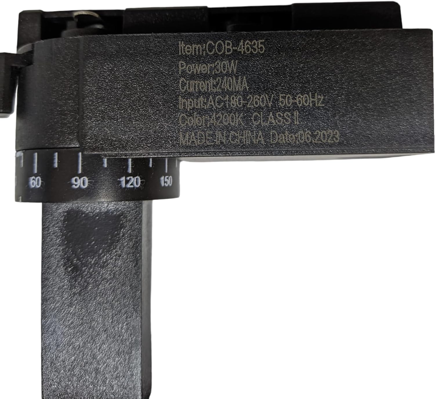 JANDEI LED-Schiene Deckenstrahler 30W 3000K 3000 Lumen 185V-265V AC einphasig Aluminium
