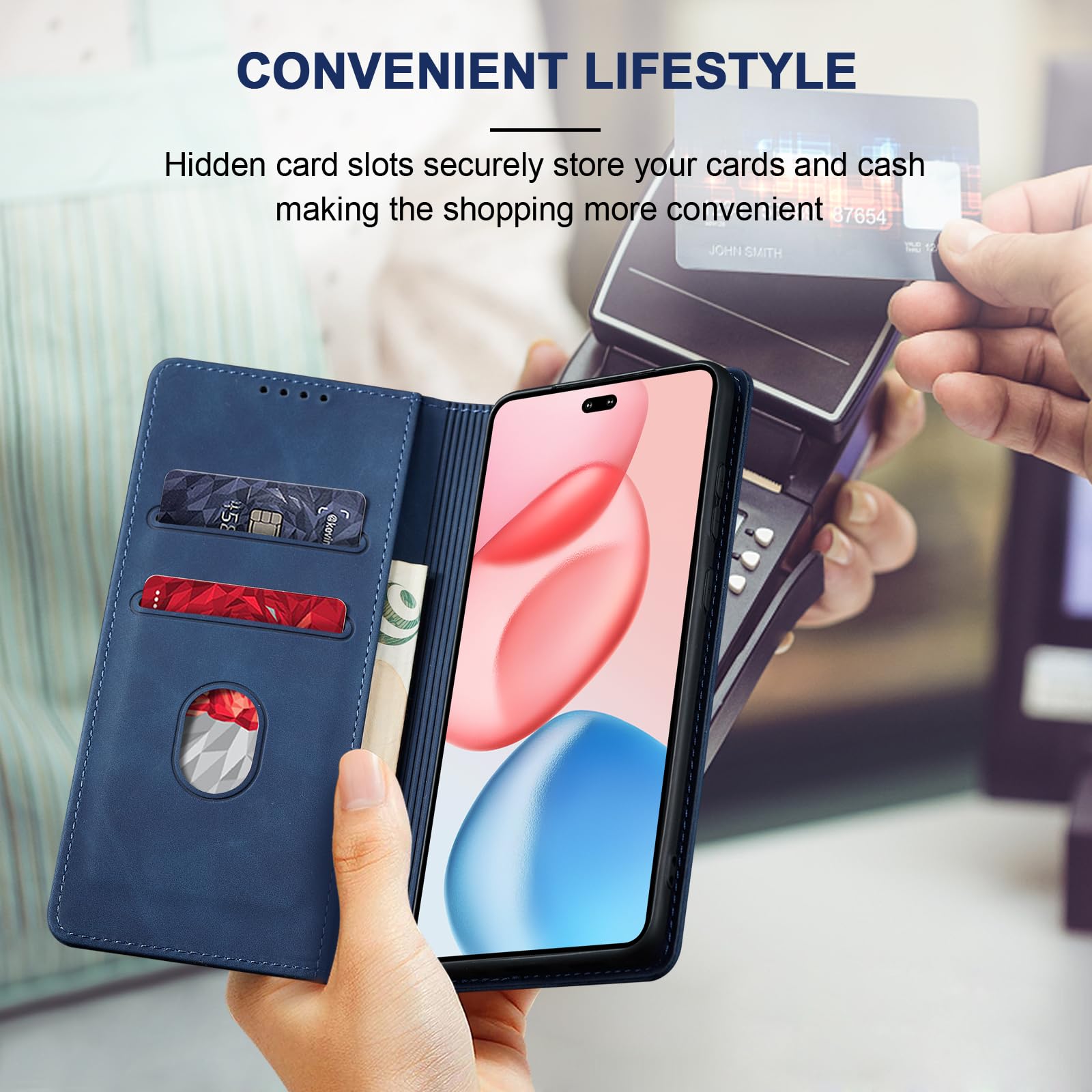 Jasonyu Case for Xiaomi Nothing Phone 3A, PU Leather Case, Book Type Jasonyu Case for Xiaomi Nothing Phone 3A, PU Leather Case, Book Type