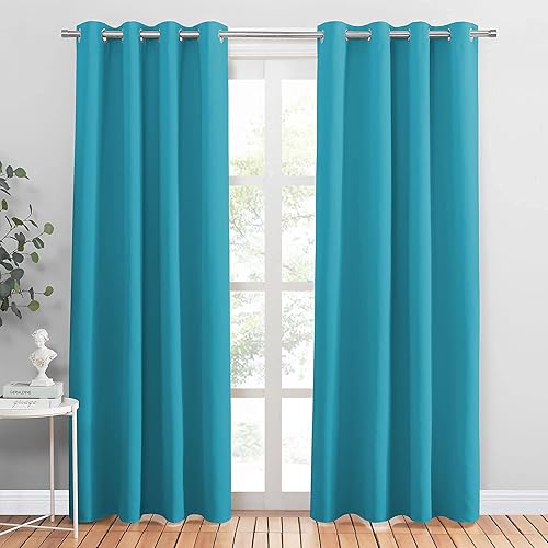 Vista 253 de PONY DANCE - Cortinas opacas con ojales, se venden como 2 piezas Blanco grisáceo