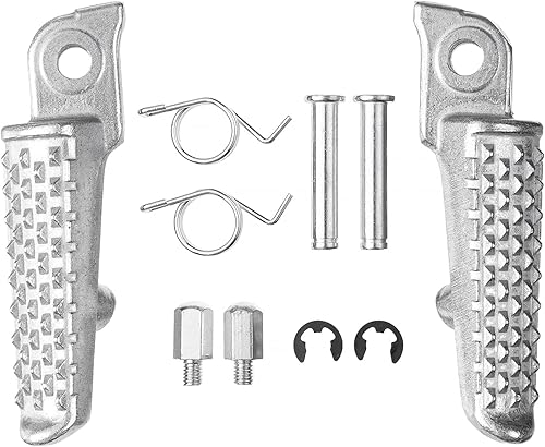 Vista 11 de Reposapiés delantero y trasero para motocicleta Honda CBR600RR 2003-2019 CBR1000RR 2004-2016 Negro#F+R